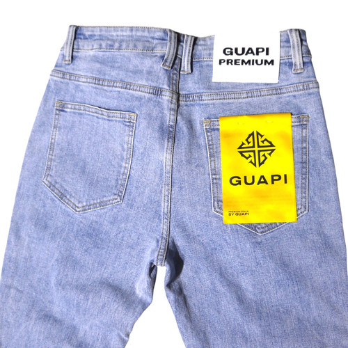 GUAPI Distressed Denim フレアデニム　ダメージ　30 ご希望サイズコメント]GUAPI Distressed Denimフレアデニム
