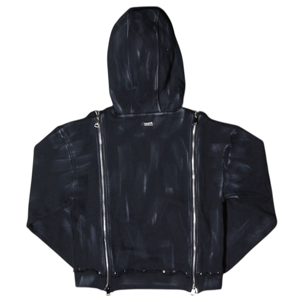 サムネイル： "DEMIK" Black Diamonds 3X Zip Hoodie Flare Sets