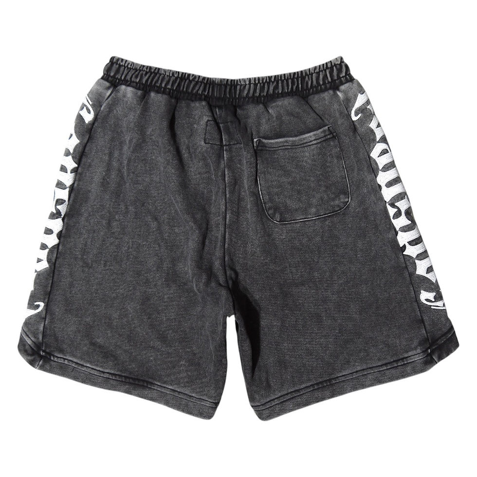 サムネイル： "GODSPEED" Courtside Shorts (Charcoal Wash)