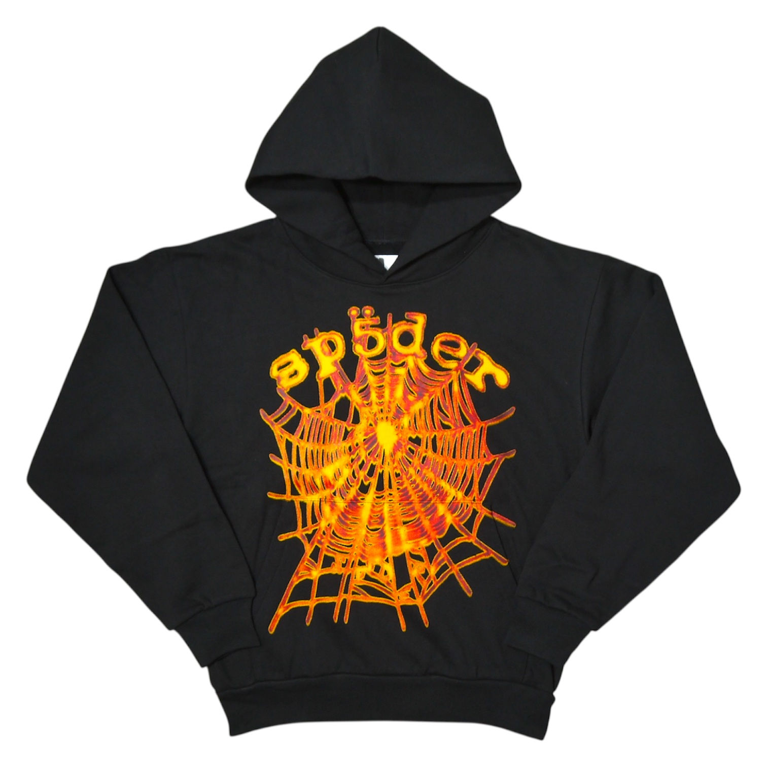 "SP5DER" OG Web Hoodie V2 (Black)