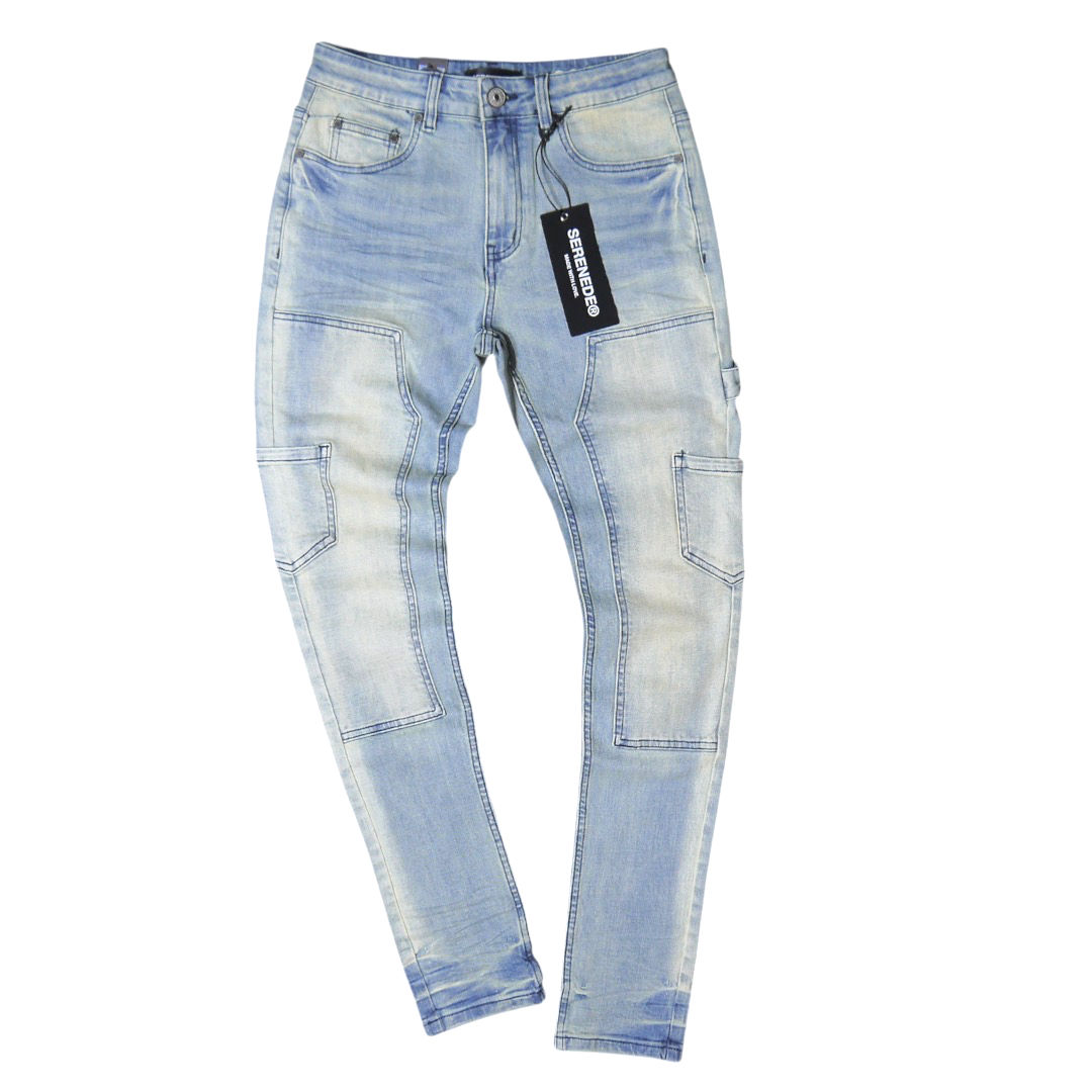 "SERENEDE®︎" Sepia Skinny Jeans