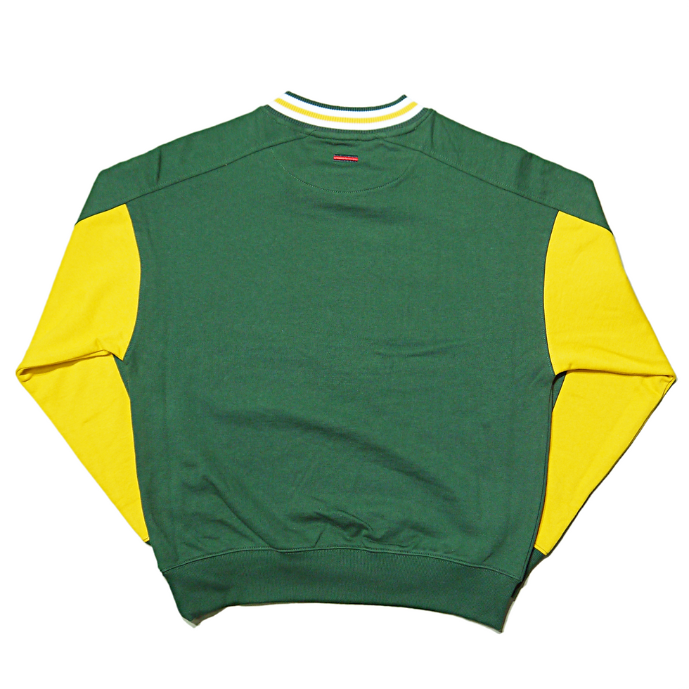 サムネイル： "FUBU" V-Neck Sweat Shirts (Green)