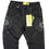 サムネイル： "Guapi" Iron Grey Embellished Flared Jeans