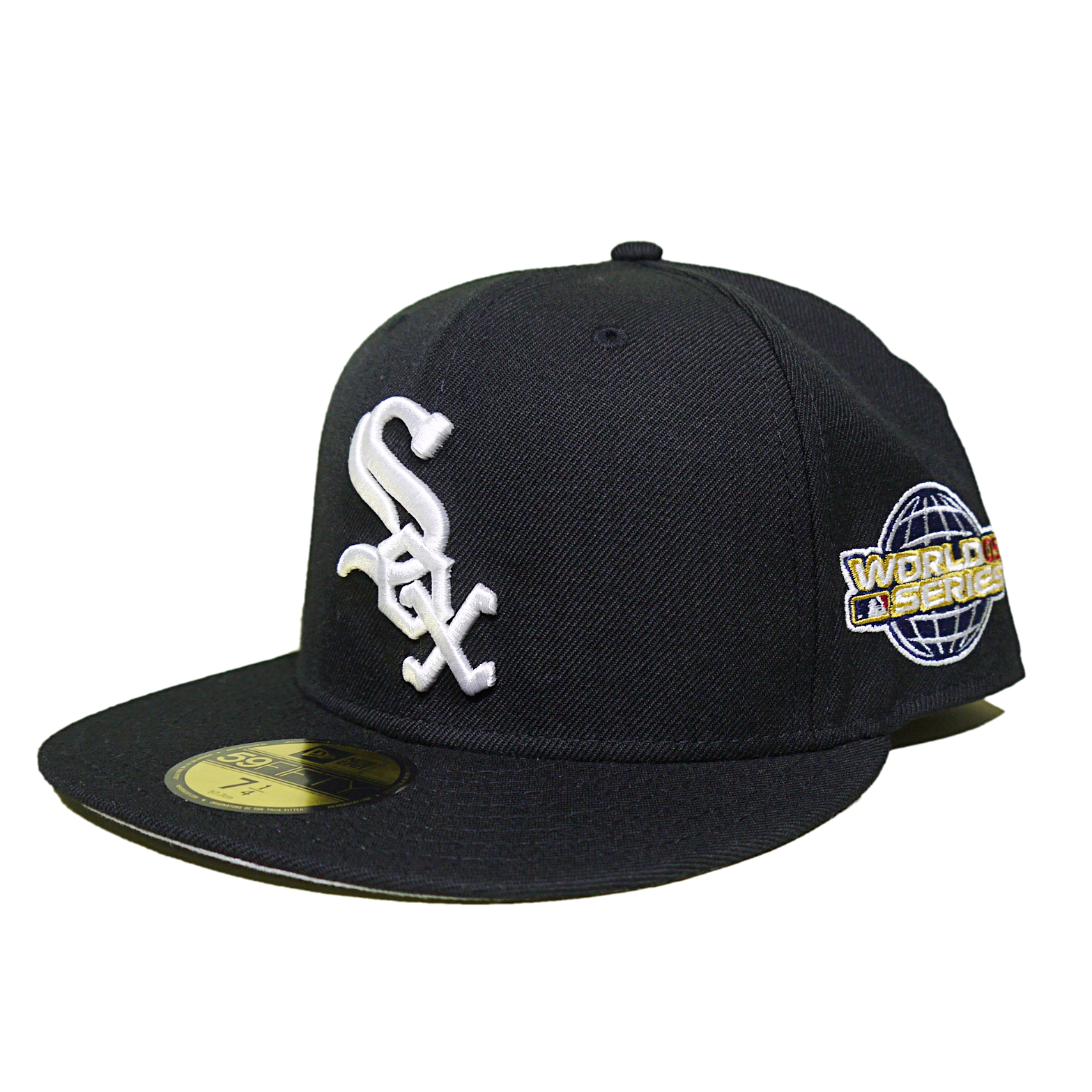 "NEW ERA" 59FIFYT SIDE PATCHES 05WS ~CHICAGO WHITE SOX~ (Blk)
