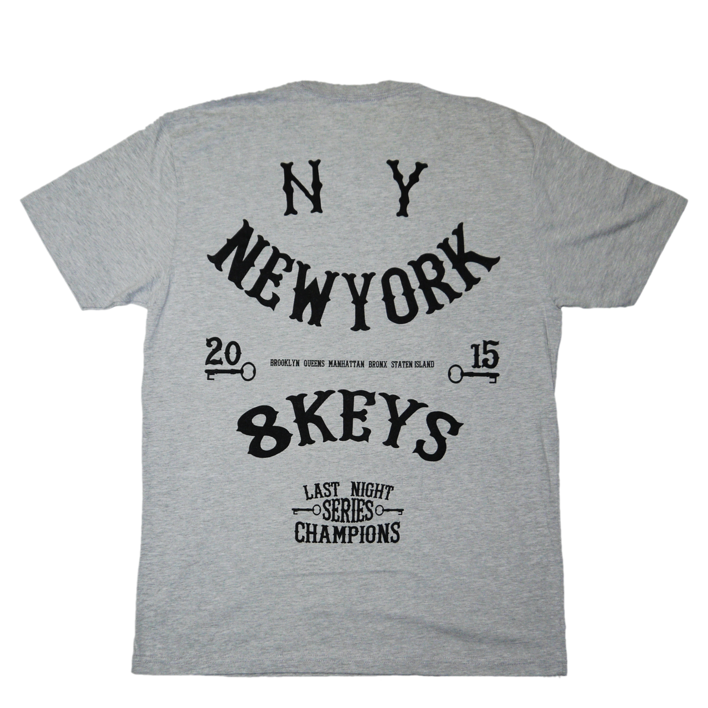 "8KEYS NYC" S/S Tee (Gray)
