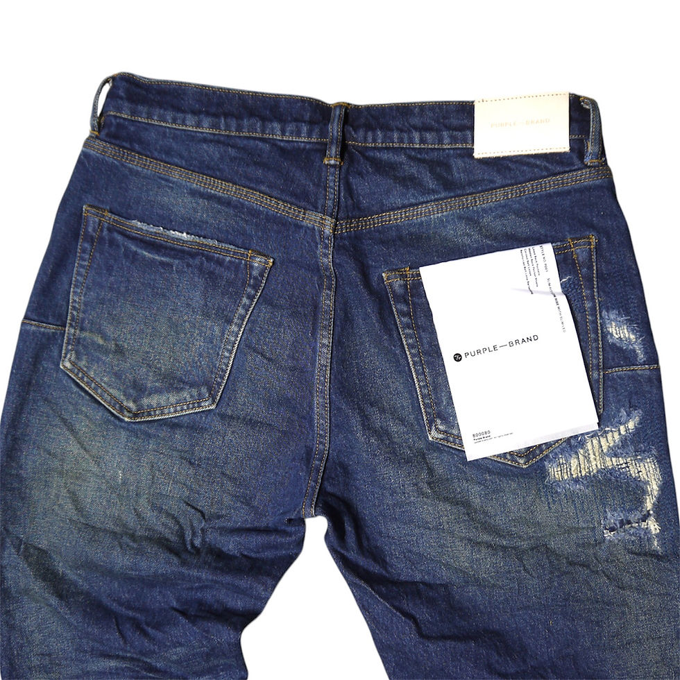 サムネイル： "PURPLE BRAND" Light Destroy P001 Skinny Jeans