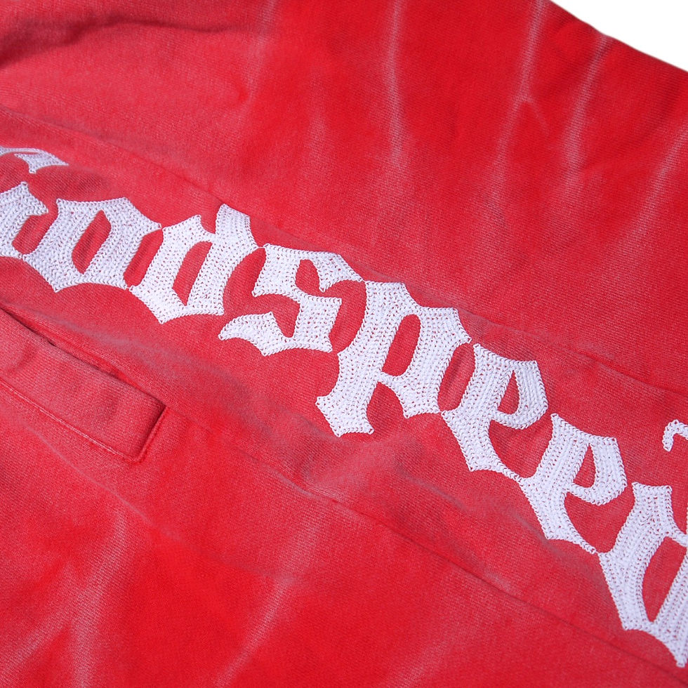 サムネイル： "GODSPEED" Courtside Shorts (Red Wash)