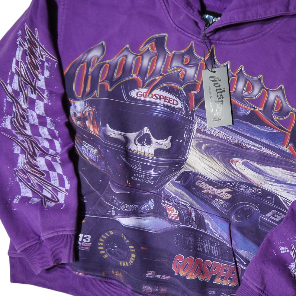 サムネイル： "GODSPEED" Le Denier Hoodie (Purple)