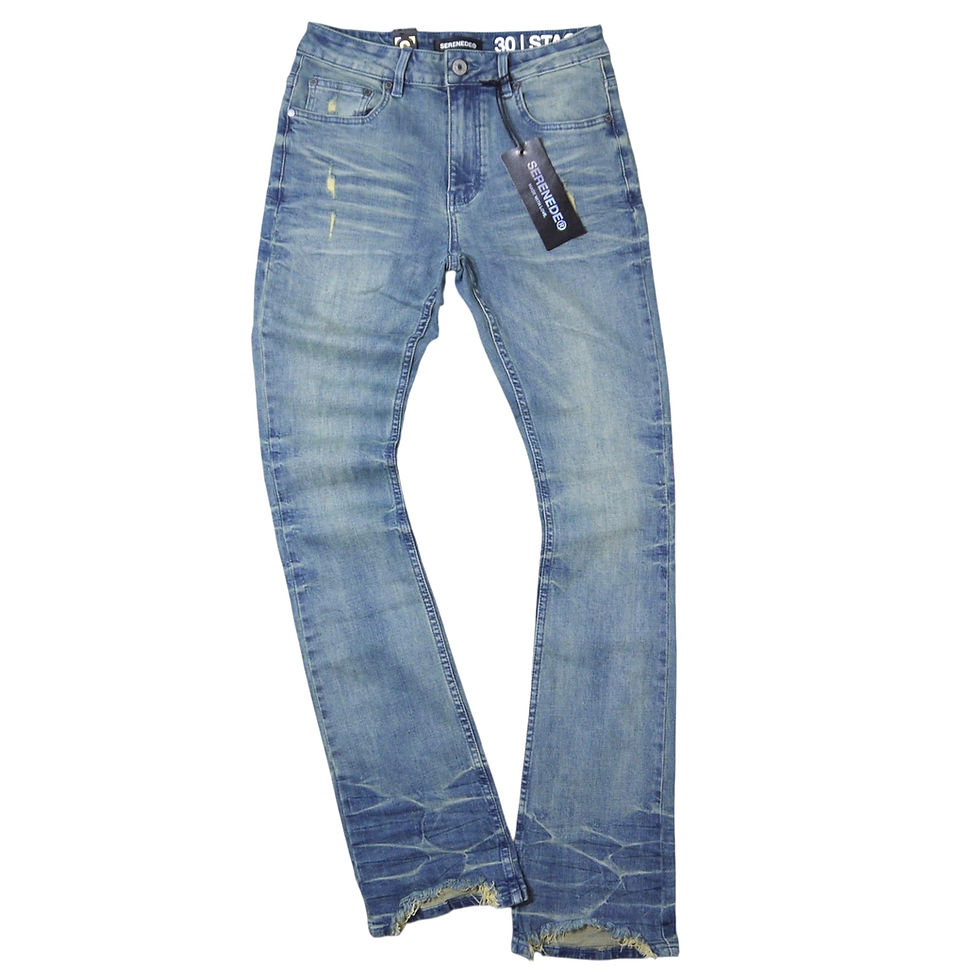 サムネイル： "SERENEDE®︎" Neptune Flare Jeans