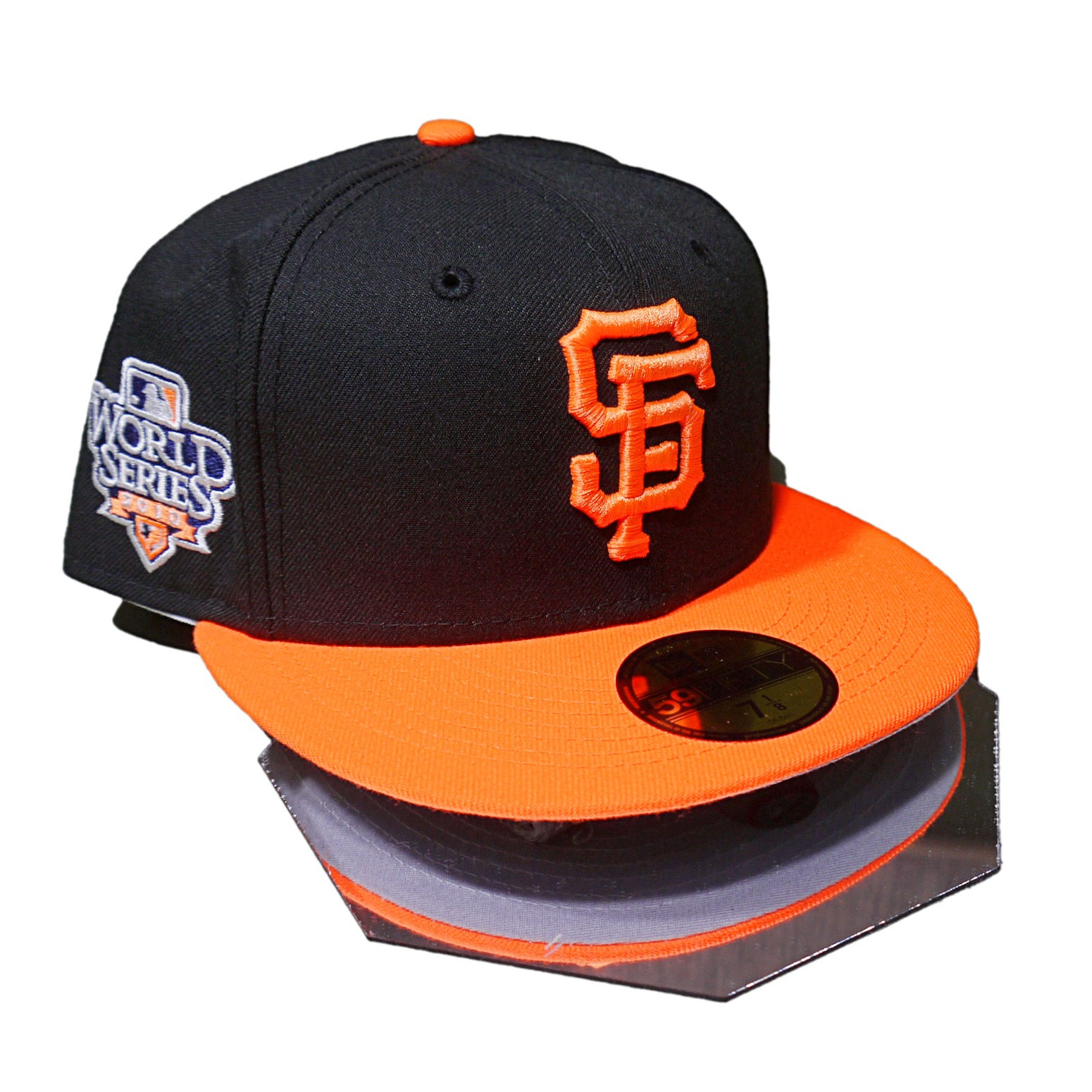 "NEW ERA" 59FIFTY San Francisco Giants Grey UV 10WS 07ASG (Black)