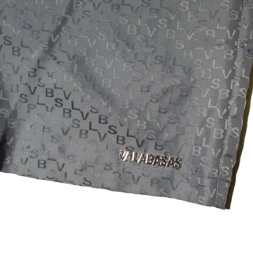 サムネイル： "VALABASAS" Signature Script Nylon Sets (Grey)