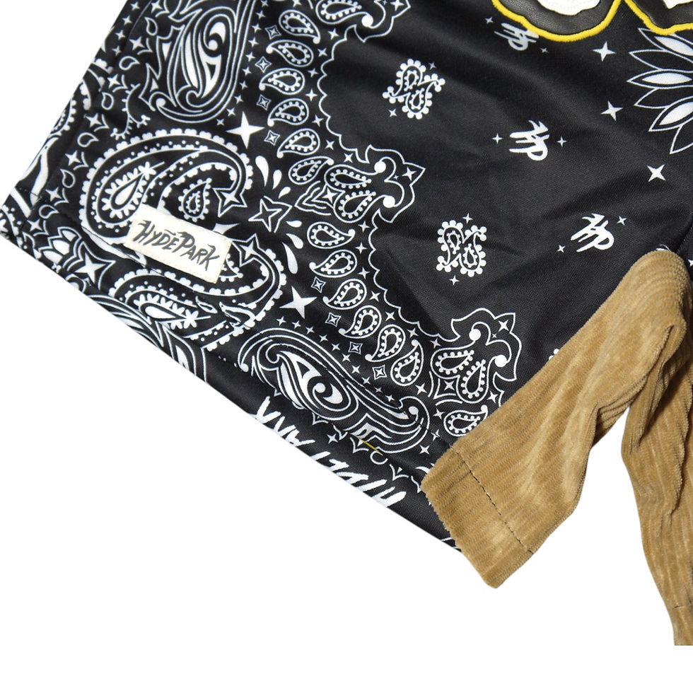 サムネイル： "Hyde Park" Bandana Shorts (Black)