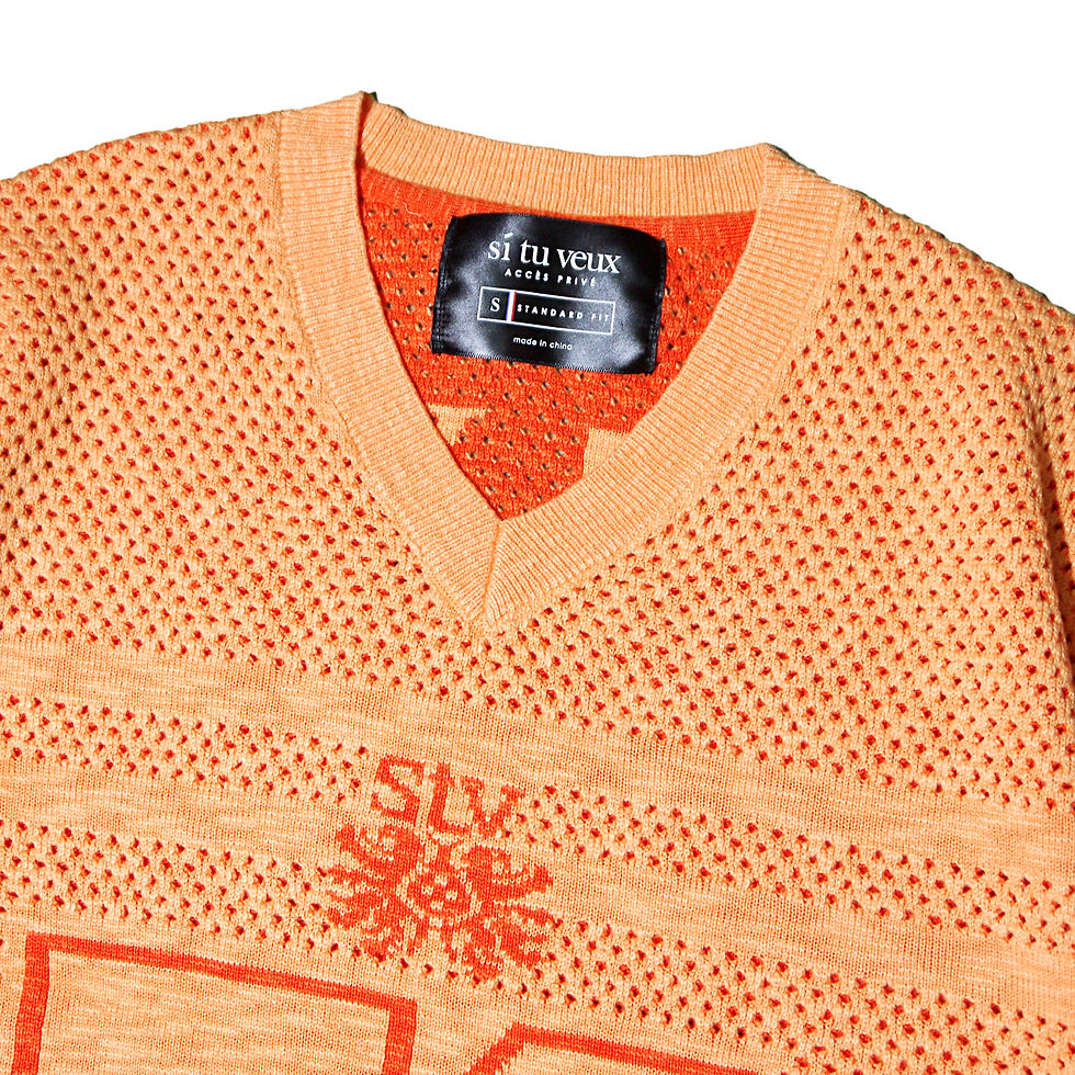サムネイル： "Si Tu Veux" Football Jersey Sets (Orange)