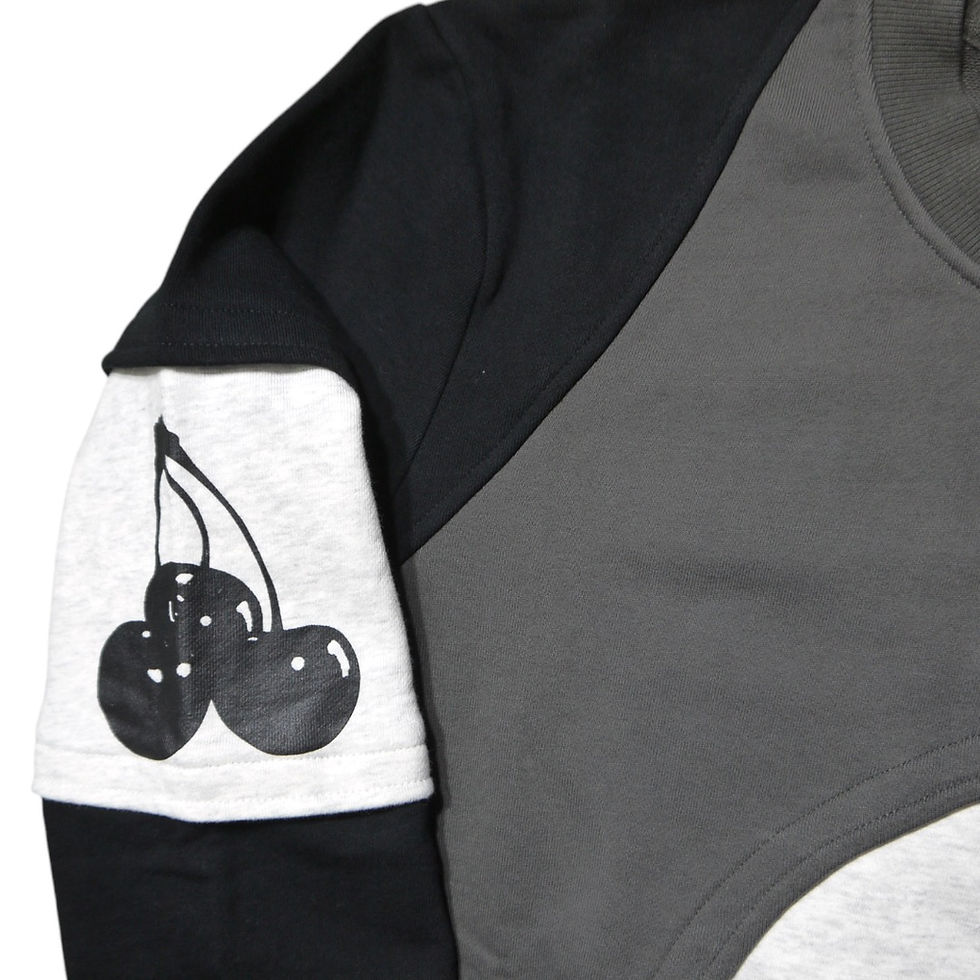 サムネイル： "RtA" Charles Patchwork Crewneck Sweat