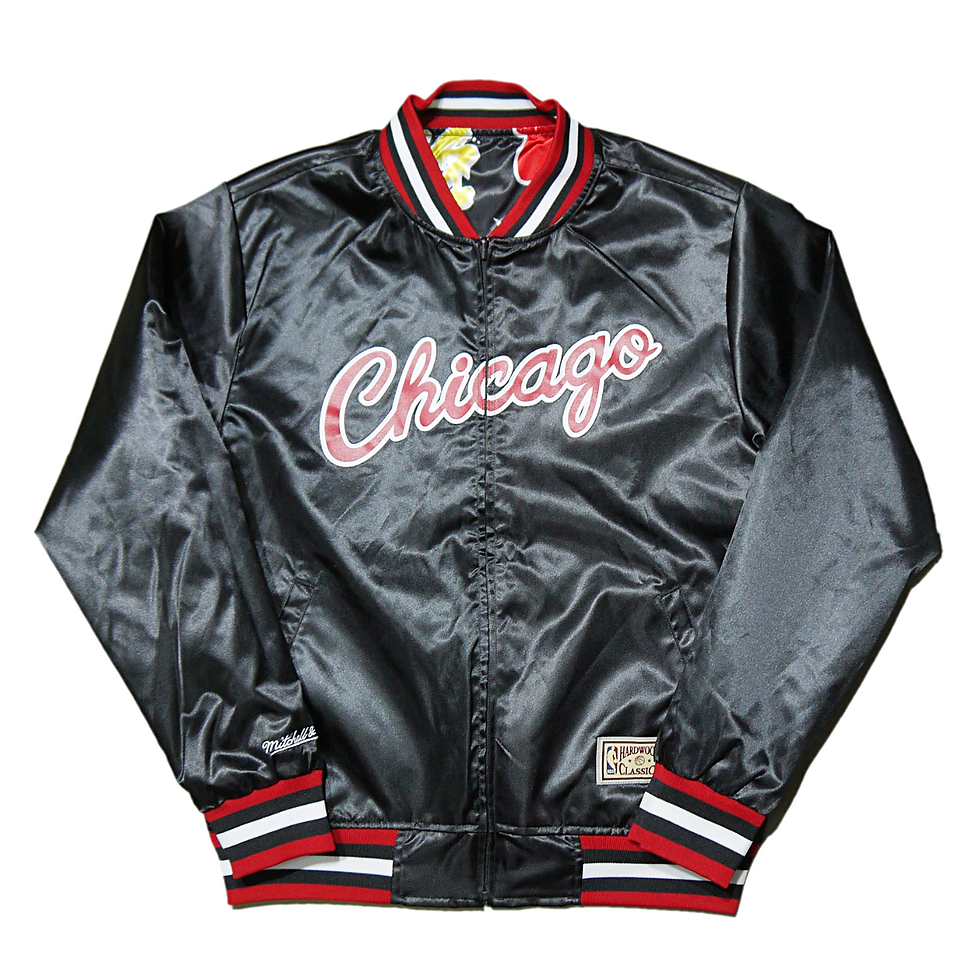 "Mitchell&Ness" Chicago Bulls Nylon Reversible Jacket