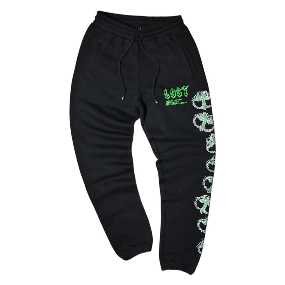 サムネイル： "LOST Intricacy" MITT Hoodie Sets  (Black×green)