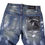 サムネイル： "Dead Than Cool" Paint Splatter Jeans