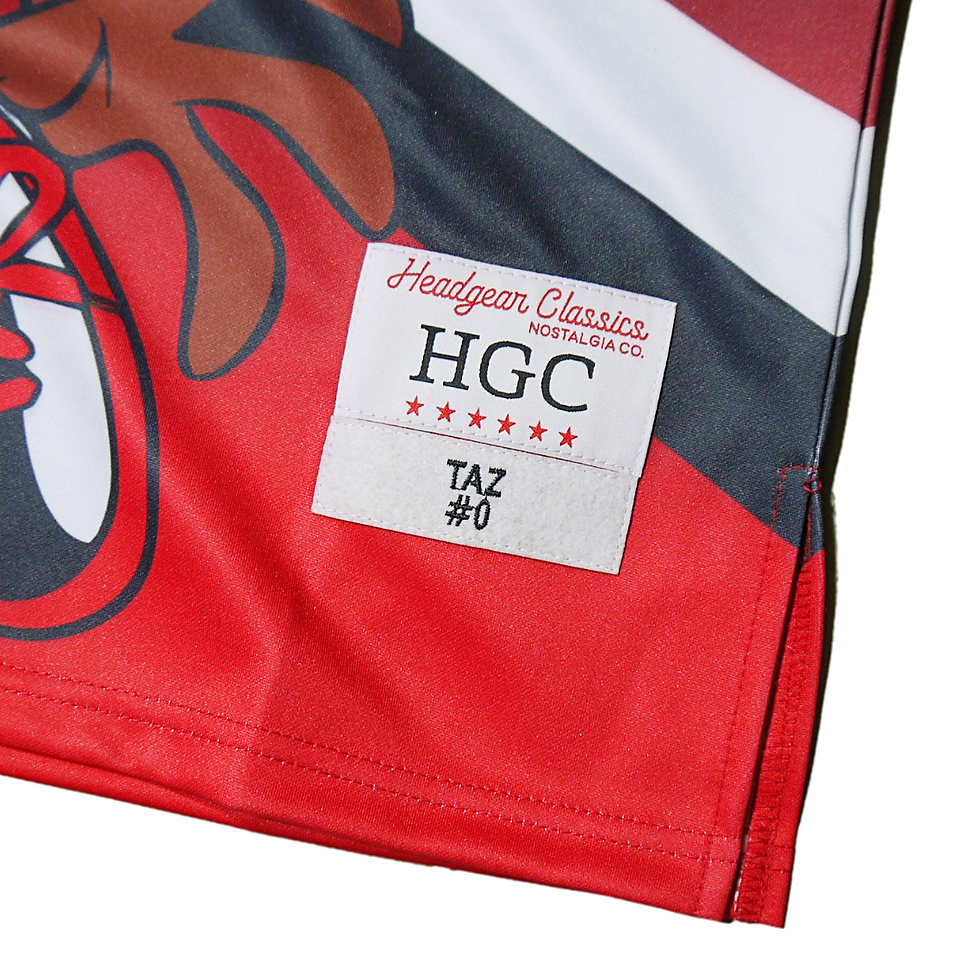 サムネイル： "HEADGEAR CLASSICS" ~TAZ MANIA~Baller Jersey (Red)