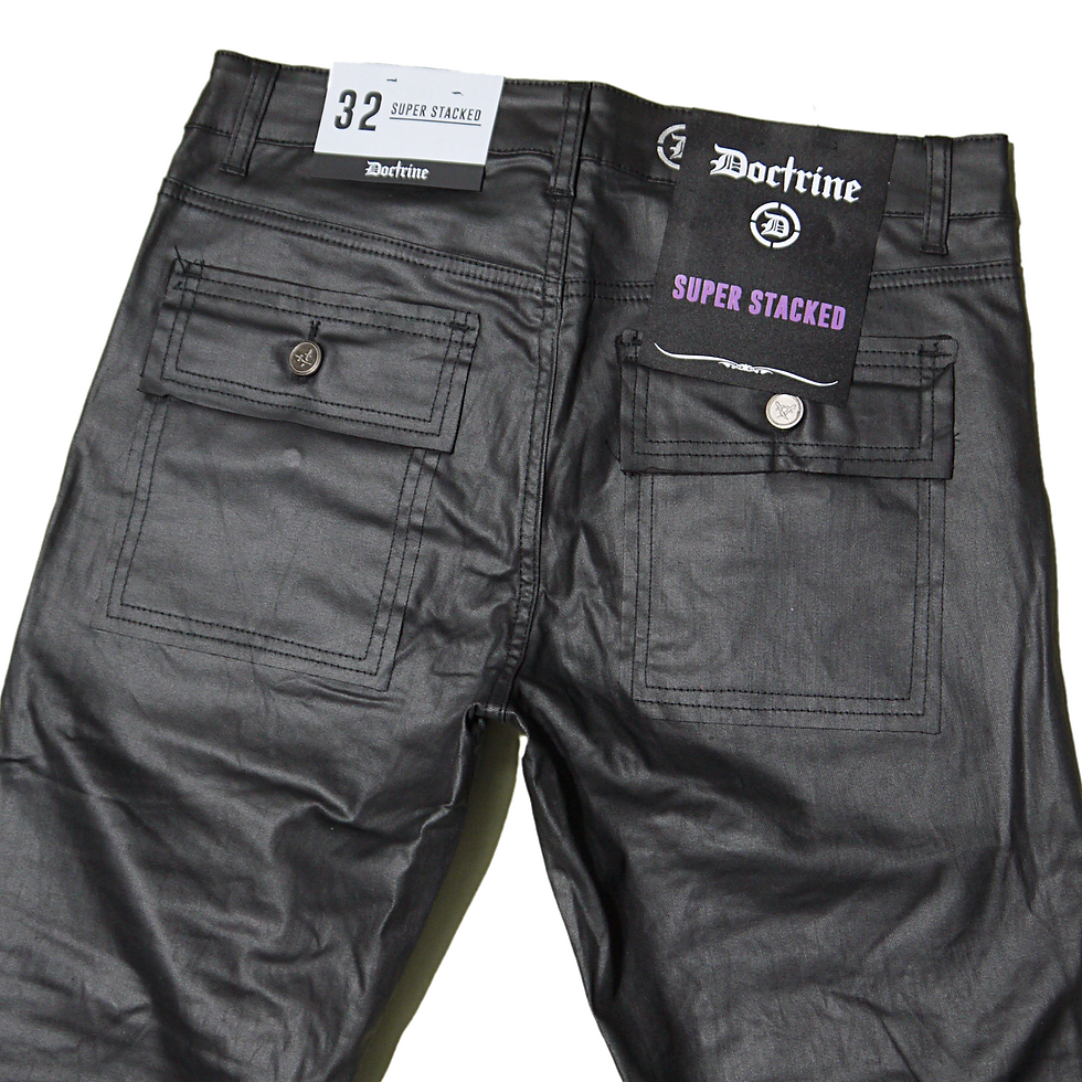 サムネイル： "Doctrine" Savant Wax Super Stacked Jeans