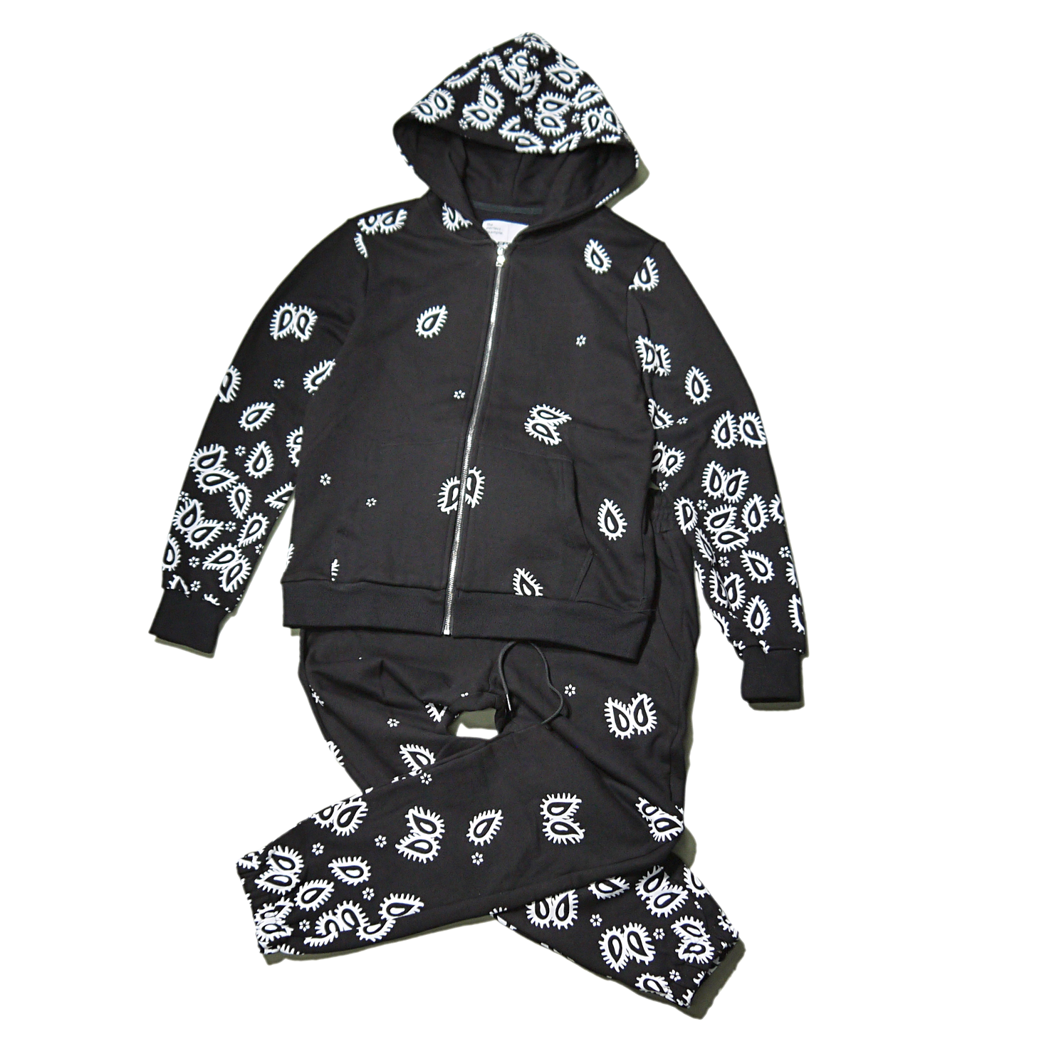 "EPTM" Paisley Zip Hoodie Sets