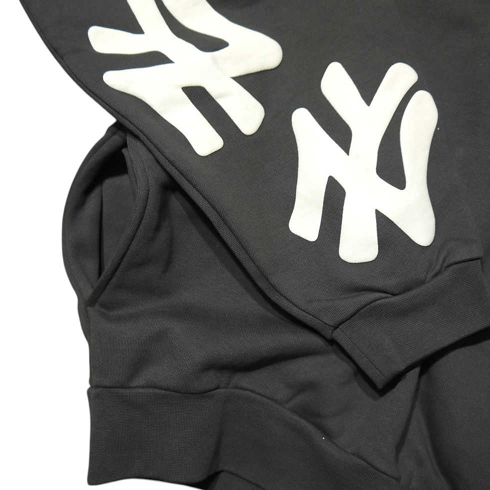 サムネイル： "Red Letters" NY Dark Grey Scattered Hoodie