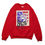 サムネイル： "8KEYS NYC" Liberty Crew Neck Sweat (Red)