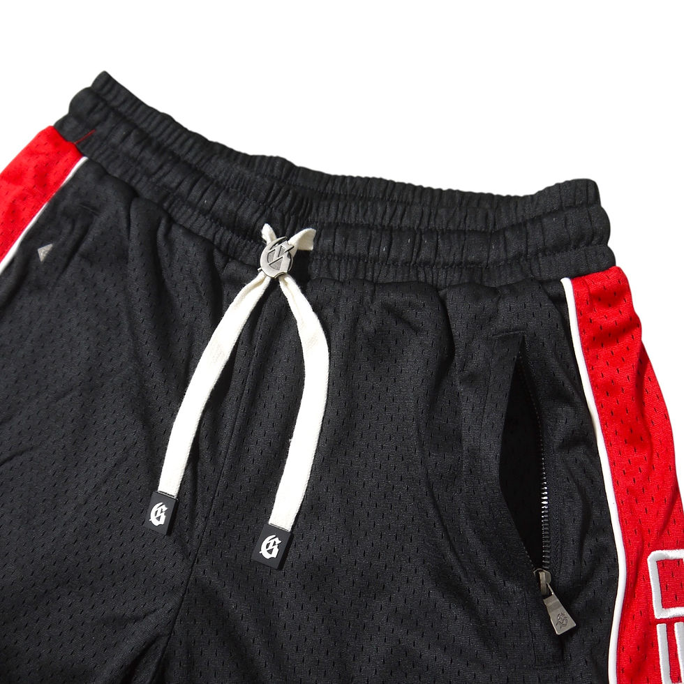サムネイル： "GODSPEED" GRC Mesh Shorts (Blk×Red)