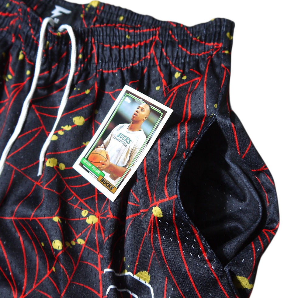 サムネイル： "CrisP" Spider Web Mesh Shorts