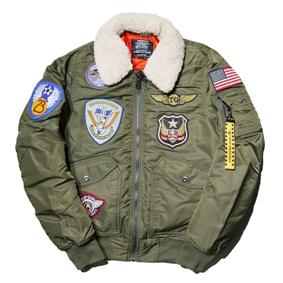 "TOP GUN®︎" Coronado Nylon Jacket (Olive)