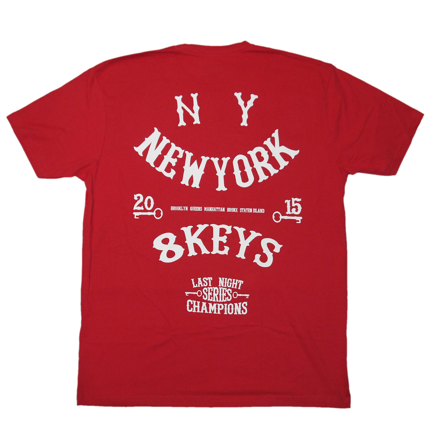 "8KEYS NYC" S/S Tee (Red)