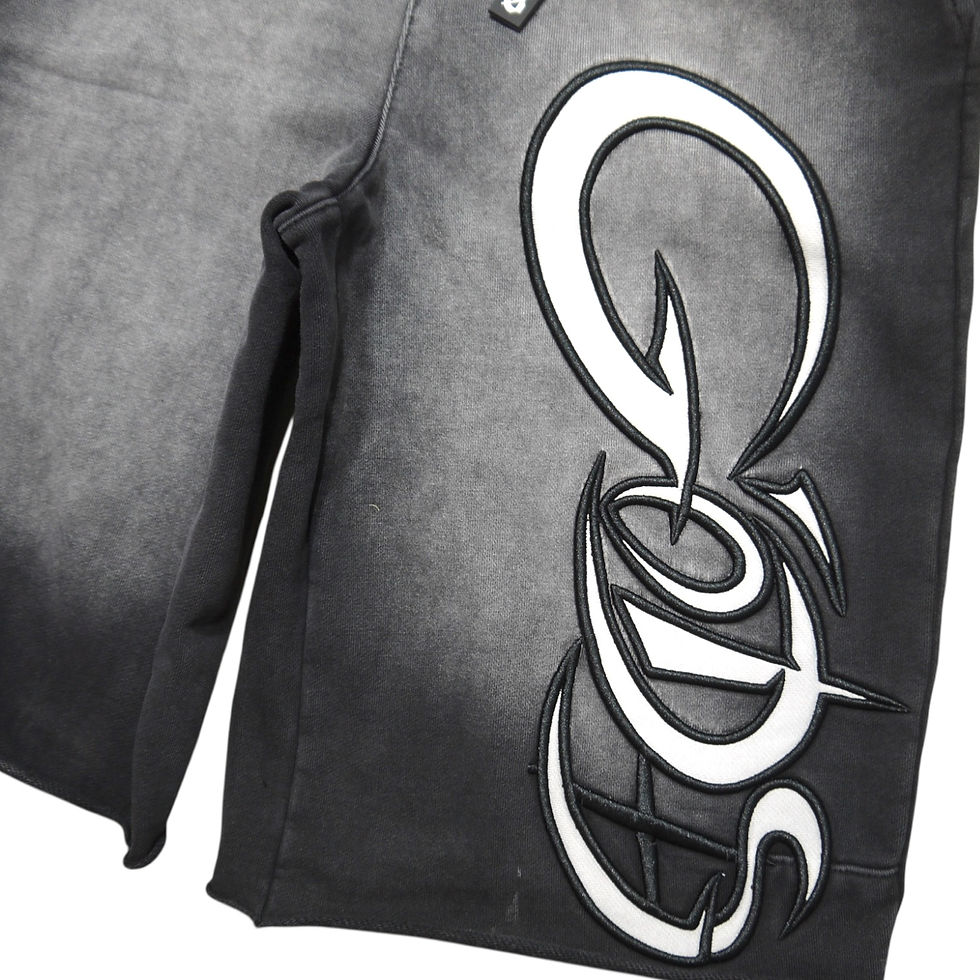 サムネイル： "GODSPEED" New Age 3QTR Shorts (Blk Wash)