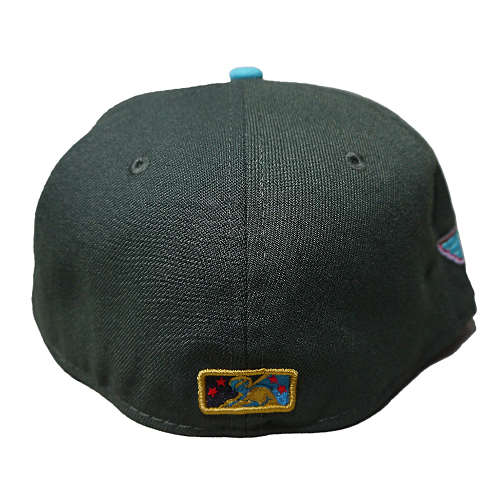 サムネイル： "NEW ERA" Capital City Bombers Hometown Collection Teal UV (Dark Seaweed)