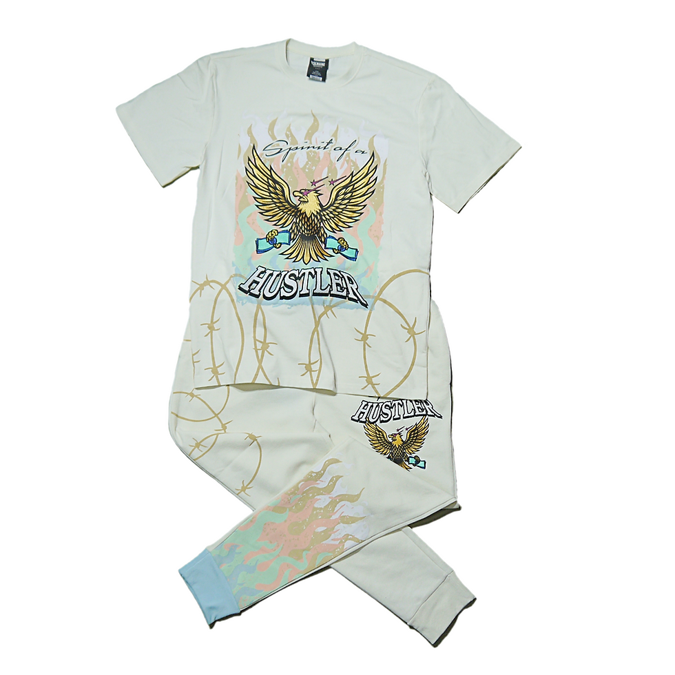 "GENUINE"Spirit Of Hustler Sets (Off White)