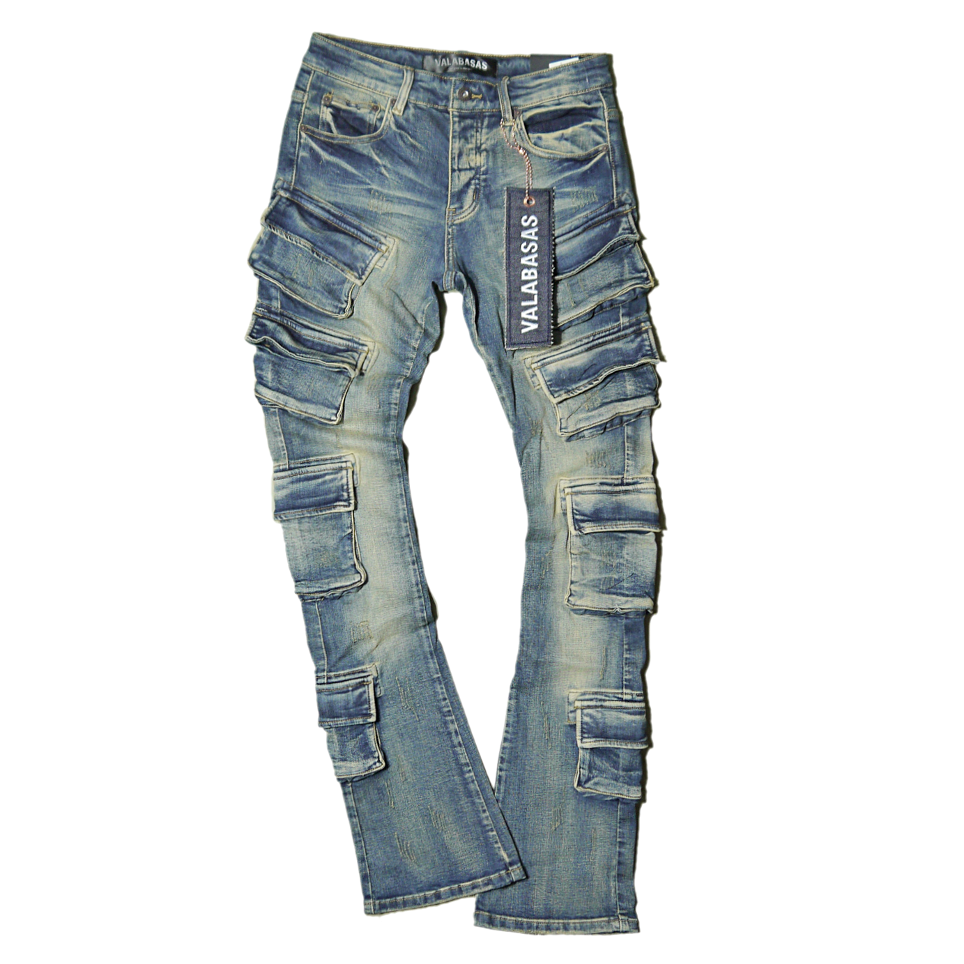 "VALABASAS" Pinnacle Blue Flare Jeans