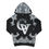 サムネイル： ”GEORGE V" Paisley Rhinestone Hoodie (Black)