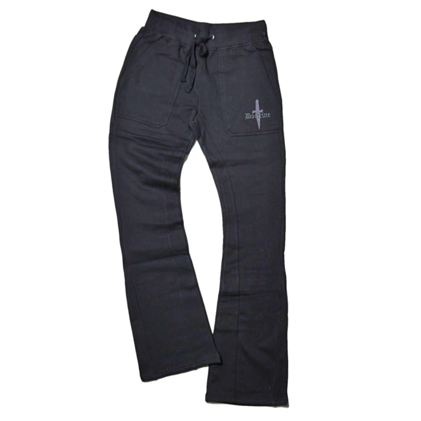 "Doctrine" Core Dagger Flare Jogger (Black)