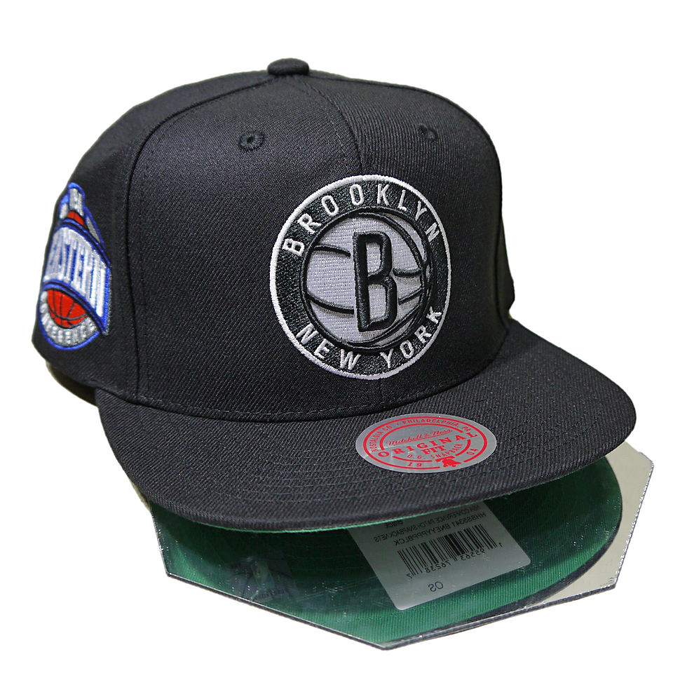 "Mitchell&Ness" Brooklyn Nets Conference Patch Snap Back
