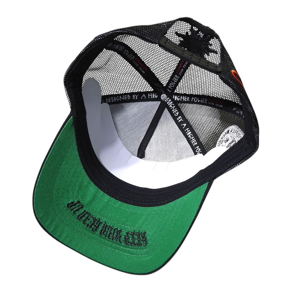 サムネイル： "GODSPEED" GS Forever Trucker Hat (Blk×Blk)