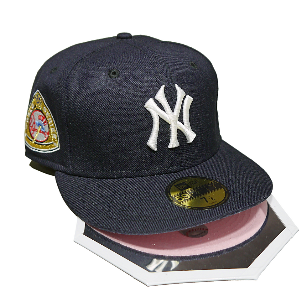 "NEW ERA" Yankees Pink UV WS1950 (Navy)