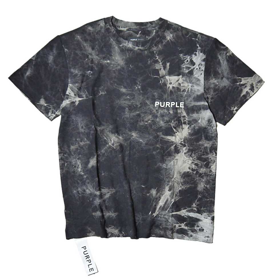 "PURPLE BRAND" Tie Dye S/S Tee (Black)