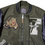 サムネイル： "TOP GUN®" Leopard Wool PU Leather Versity Jacket (Olive)