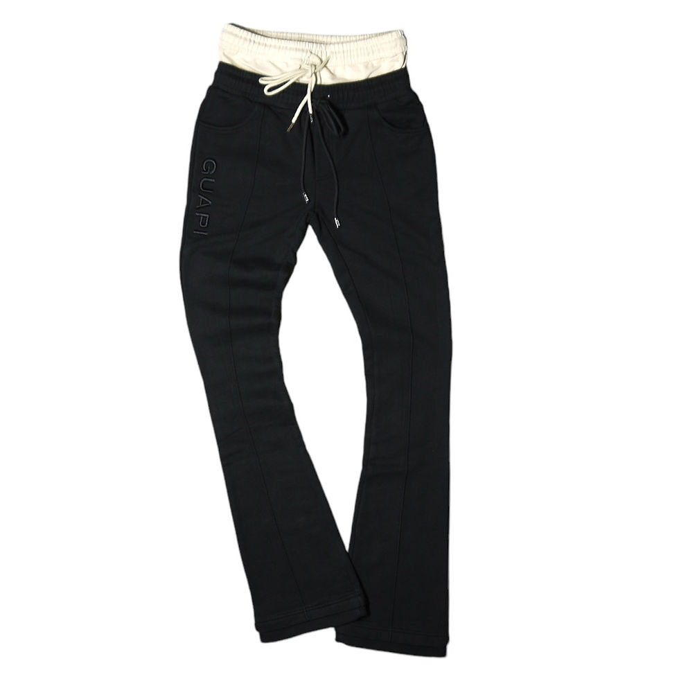 "Guapi" Obsidian Black Sweat Jogger