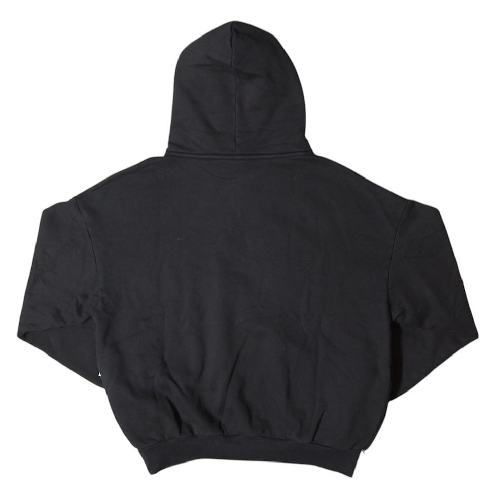サムネイル： "LIFTED ANCHORS" Argyle Logo Hoodie (Black)
