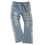 サムネイル： "Hyde Park" Bandana Breakaway Jeans (Blue)