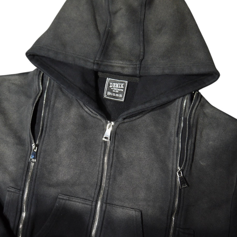 サムネイル： "DEMIK" Onyx 3X Zip Hoodie Flare Sets