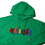サムネイル： "Lyfestyle" Multi Color Script Hoody (Green)