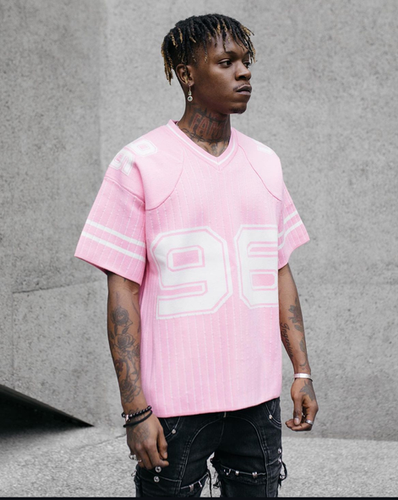 値下げ可能GUAPI Football Shirts (Pink) 値下げ可能GUAPI Football Shirts (Pink)