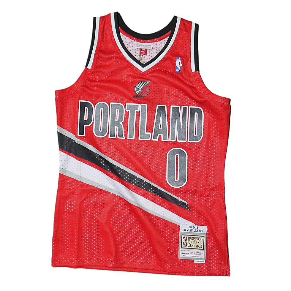 "MITCHELL&NESS" Portland Trail Blazers Swingman Jersey (Red)