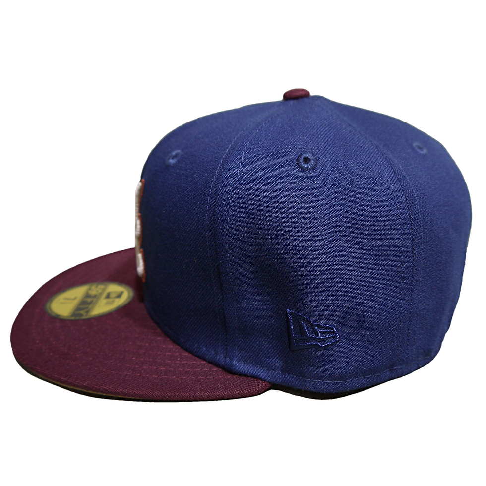サムネイル： "NEW ERA" 59Fifty Atlanta Braves 30th Season Khaki UV (Navy)