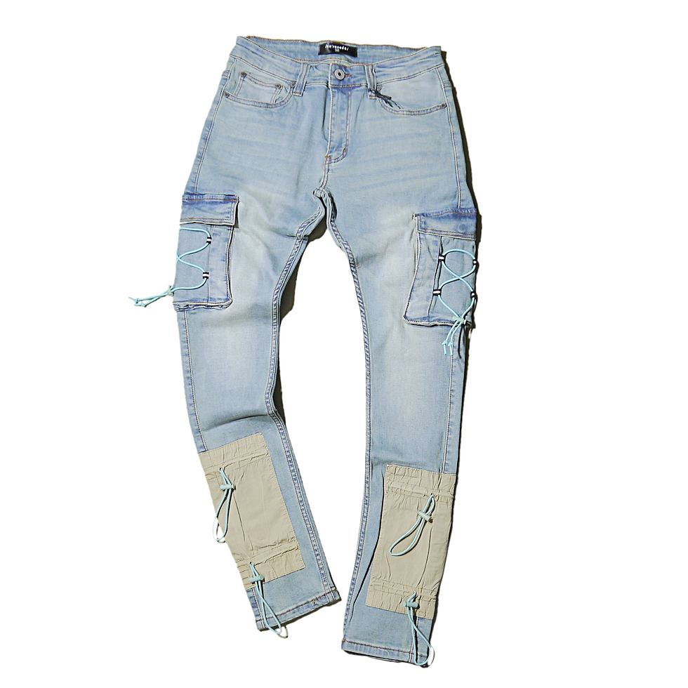 "SERENEDE" Cybercloud Cargo Denim